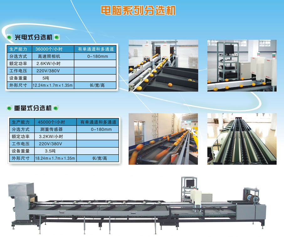 恒新牌電腦系列分選機(jī)